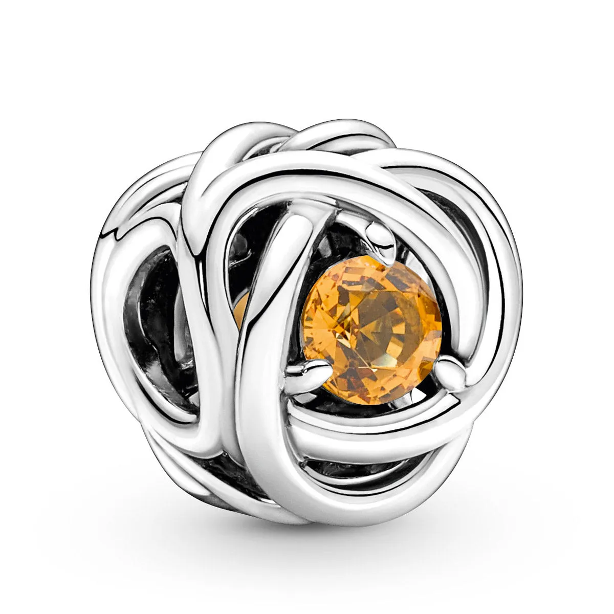 Pandora November - Honey Eternity Circle Charm