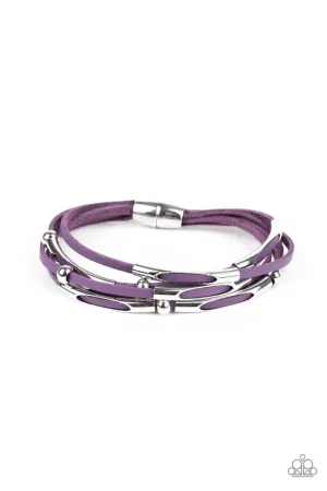 Paparazzi Bracelet ~ Modern Magnetism - Purple