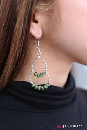 Paparazzi Earring ~ Master the Craft - Green