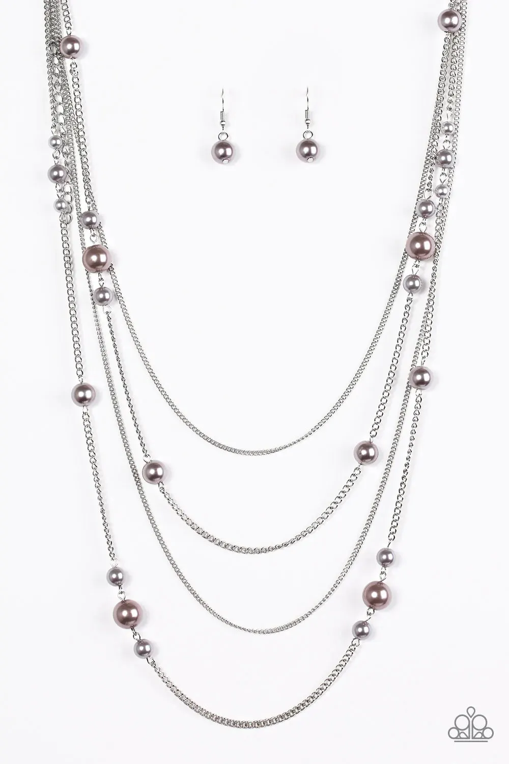 Paparazzi Necklace ~ Classical Refinement - Silver