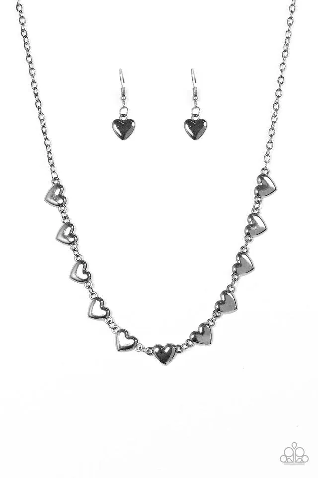 Paparazzi Necklace ~ If My Heart Had Wings - Black