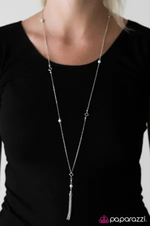 Paparazzi Necklace ~ Roam On - Green