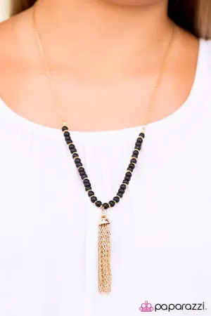 Paparazzi Necklace ~ Stone Dwellers - Black