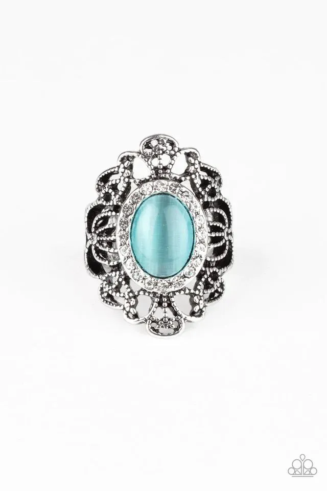 Paparazzi Ring ~ Dashingly Dewy - Blue