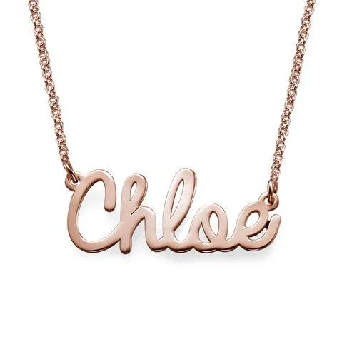 Personalized Cursive Name Necklace