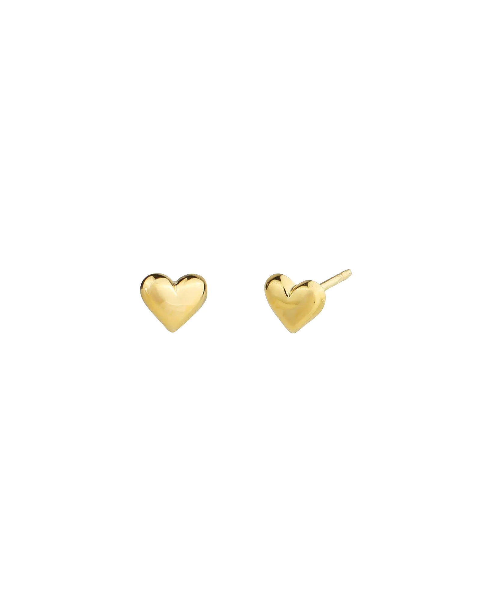 Puffy Heart Studs