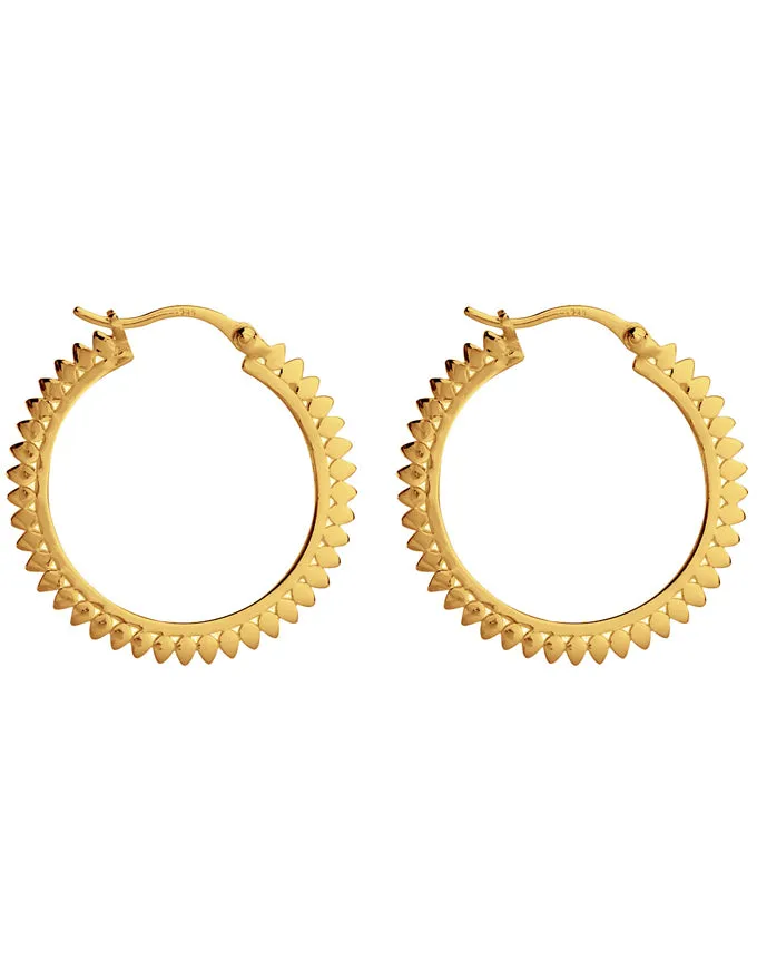 Radiance Hoop Earring Gold E6998