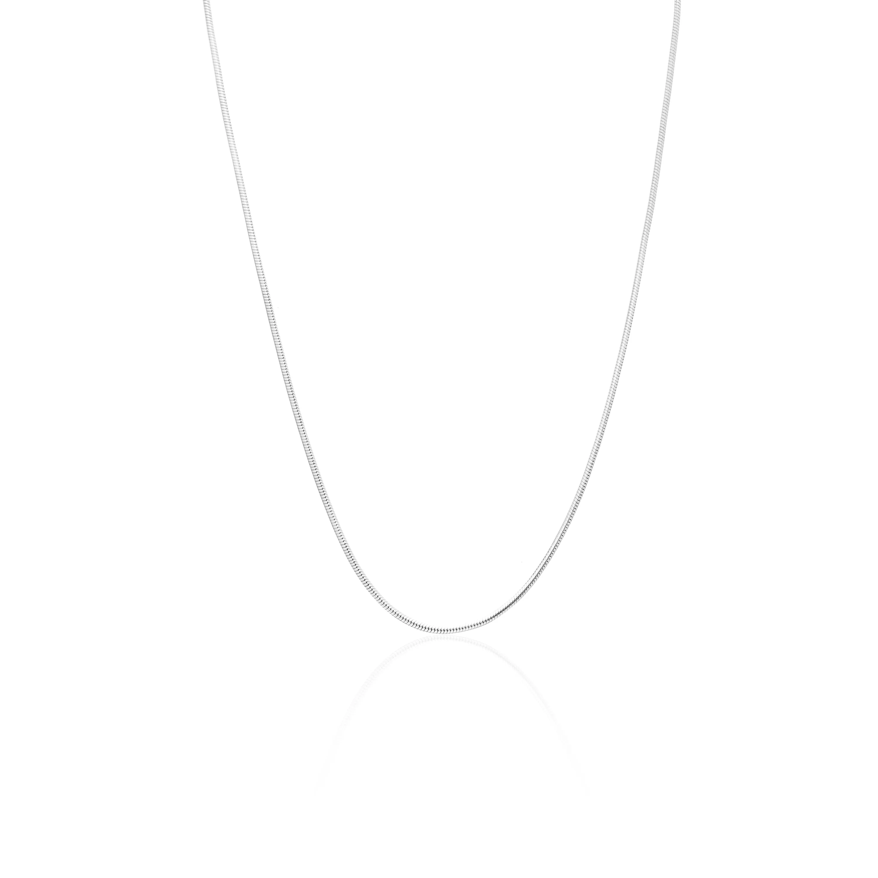 Reverie / Snake Chain Necklace / Silver