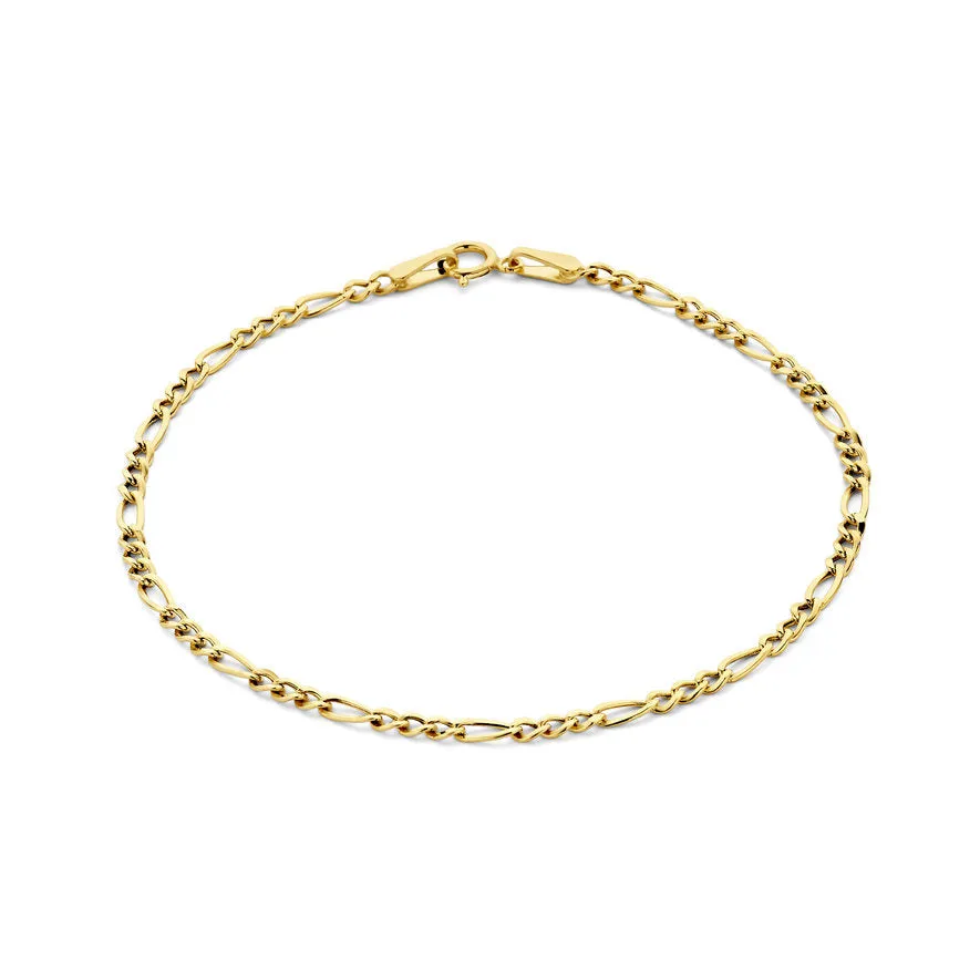 Rivoli Nina 14 karat gold bracelet with royal link