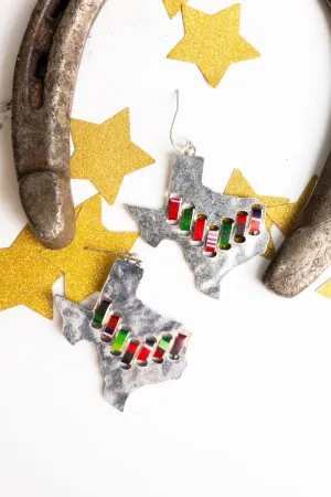 SALE! Multi Stitched Texas Earrings