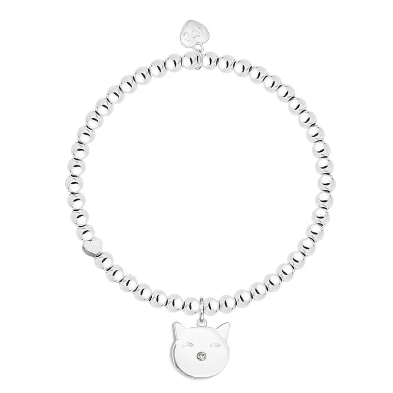 Silver Plated Bracelet 'Cat Mum'