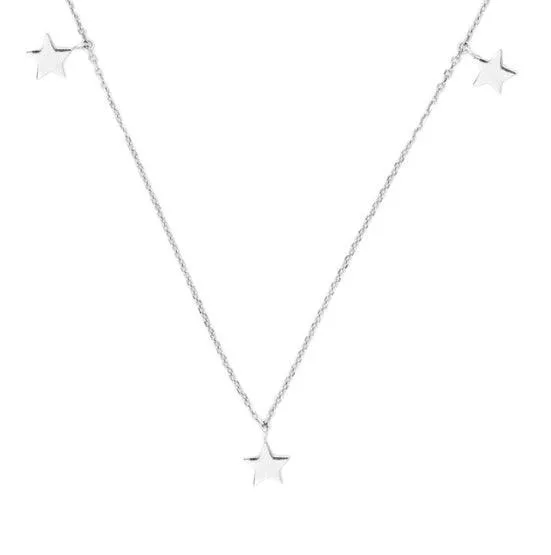 Silver Star Bright Necklace