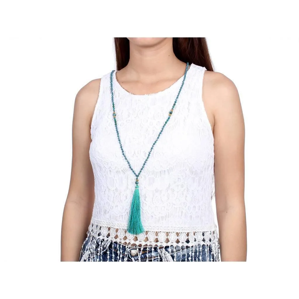 Sonia Tassel Bead Necklace - Thailand