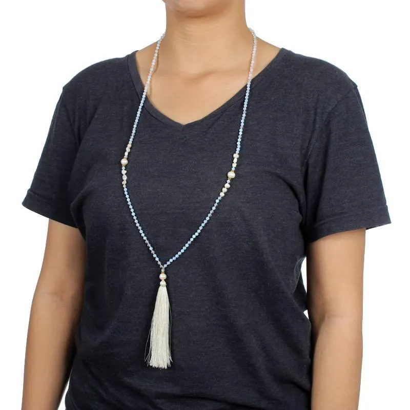 Sonia Tassel Bead Necklace - Thailand