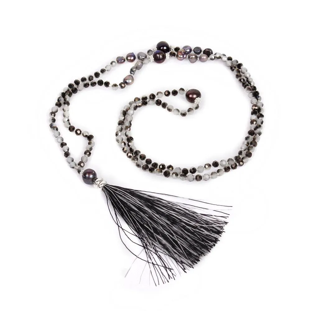 Sonia Tassel Bead Necklace - Thailand