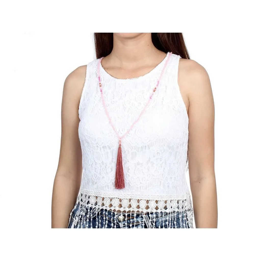 Sonia Tassel Bead Necklace - Thailand