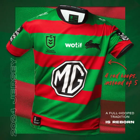 South Sydney Rabbitohs 2024 Mens Home Jersey