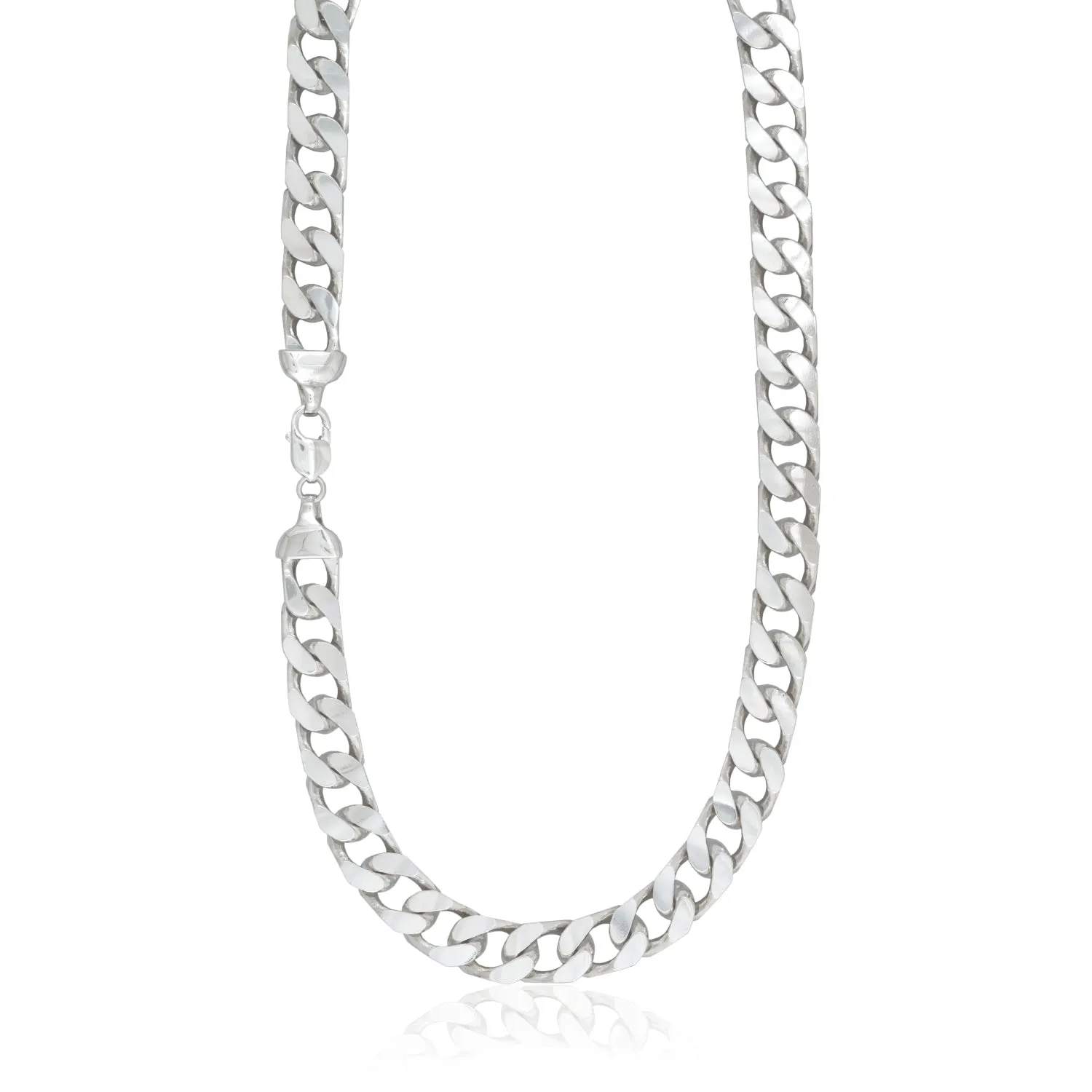 Sterling Silver 60cm Bevdicut Curb 450 Gauge Chain