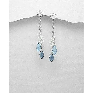 Swarovski Crystal Earrings & Pendants-3 Styles of Beautiful Sparkling Crystal Earrings