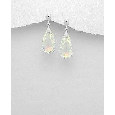 Swarovski Crystal Earrings & Pendants-3 Styles of Beautiful Sparkling Crystal Earrings