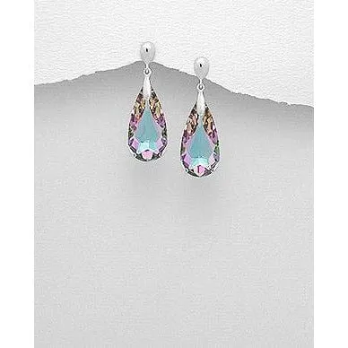 Swarovski Crystal Earrings & Pendants-3 Styles of Beautiful Sparkling Crystal Earrings