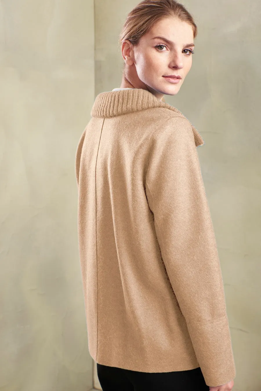 Tambo Coat Alpaca & Wool Color Croissant