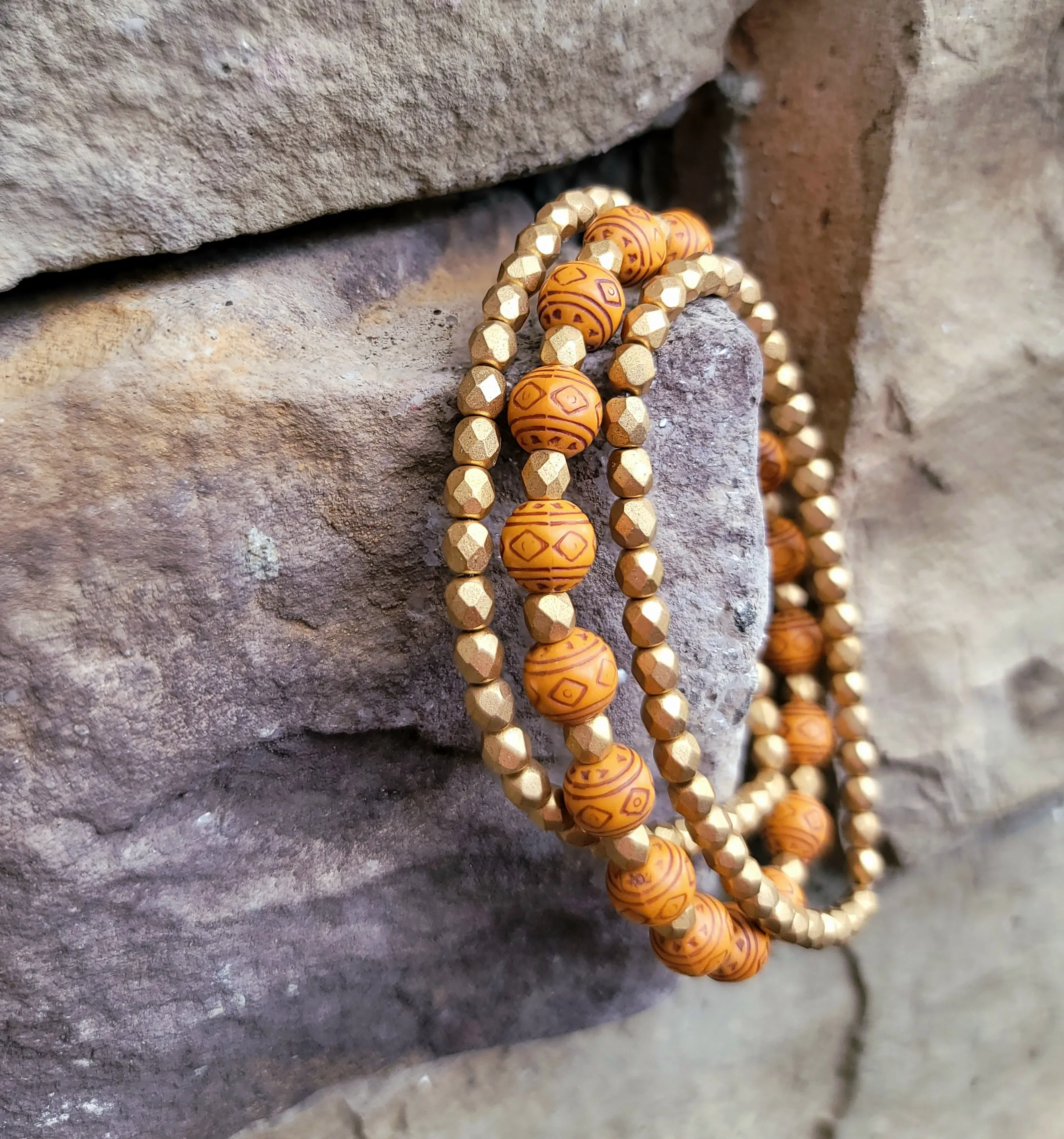 Terracotta Bracelet Set