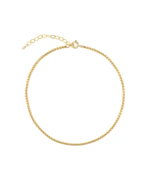 Venetian Box Chain Anklet