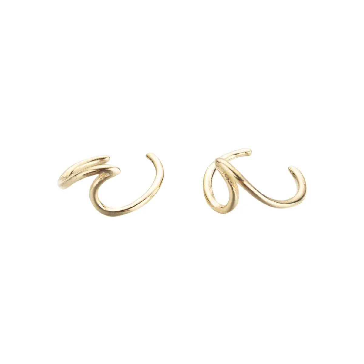 Wave Ear Cuff, Gold