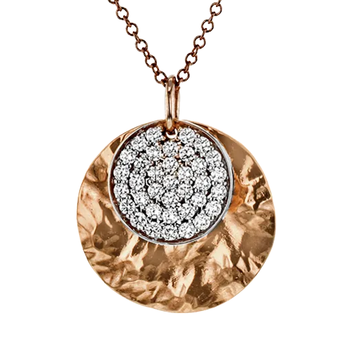 ZP1124-R Pendant in 14k Gold with Diamonds